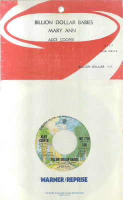 Billion Dollar Babies / Mary Ann - USA Display