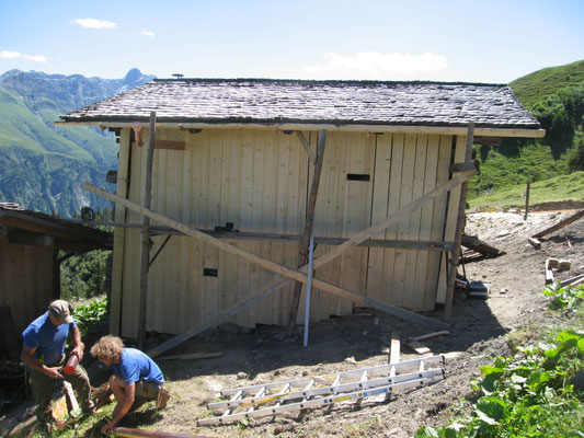 ...und wird gleich verarbeitet