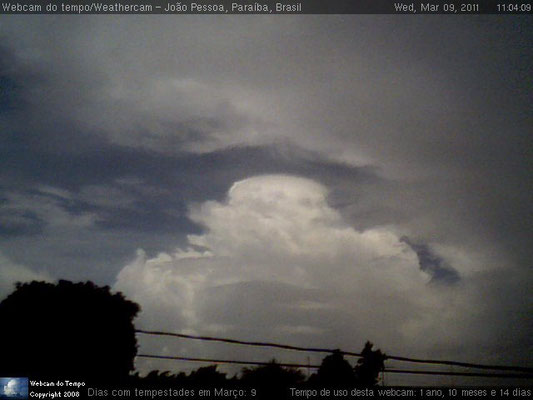 Cumulonimbus em 09/03/2011.