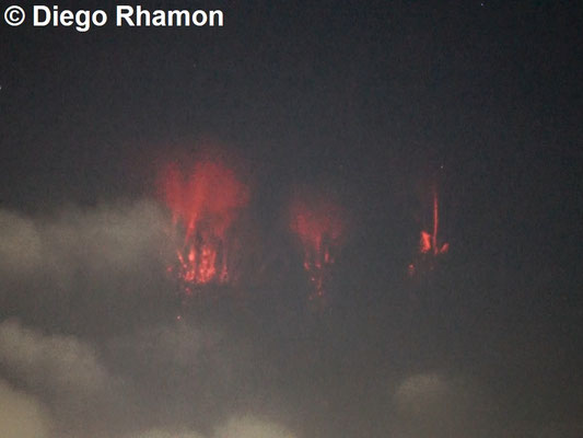 Sprites vistos em São José dos Campos, São Paulo, em 30/03/2023.