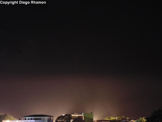 Nevoeiro visto em João Pessoa, Paraíba, em 06/04/2014.