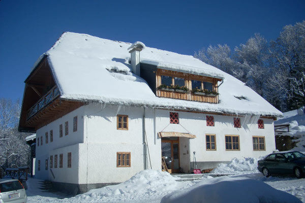 Bauernhaus Angermann im Winter