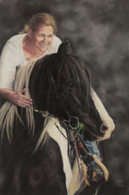 "Sandra + Murphy", 41 x 61 cm