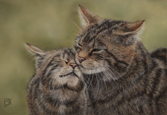 "a mother's love II, 2019", 20 x 30 cm, Fotovorlage Peter Trimming