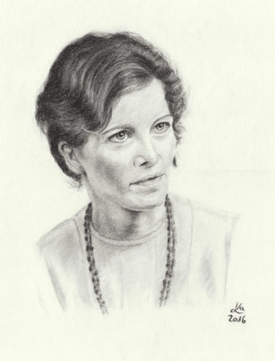 meine Mutter 1970, 30 x 40 cm
