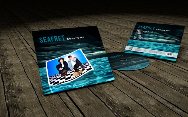 CD-Cover & CD Entwurf für SEAFRET in PS und für Präsentation mit C4D (Talenthouse).