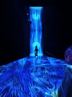 TeamLab Tokio, Wasserfall