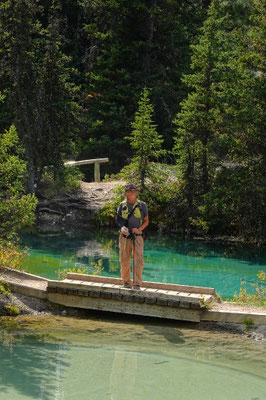 Sarah und Rand auf Camping-Tour in Kanada, Nationalparks, Rocky Mountains mit Zelt