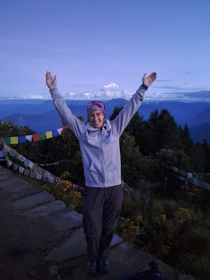 Sarah und Rand auf dem Poon Hill Trek in Nepal