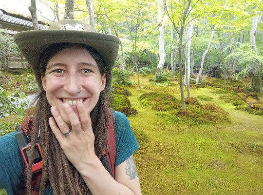 Sarah Flory, Kyoto Japan-Reise, Moos-Nerd