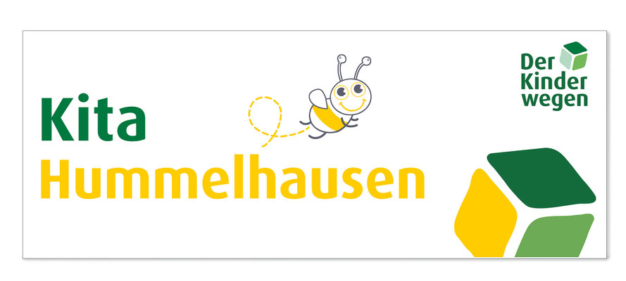 Schild der Kita Hummelhausen der DerKinderWegen gGmbH