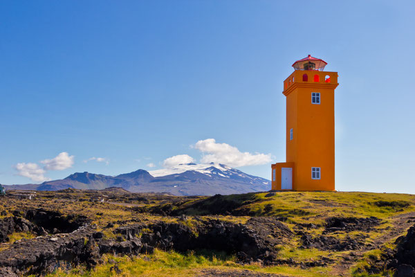 Leuchtturm von Svörtuloft - Island