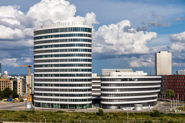 Blick in den Medienhafen