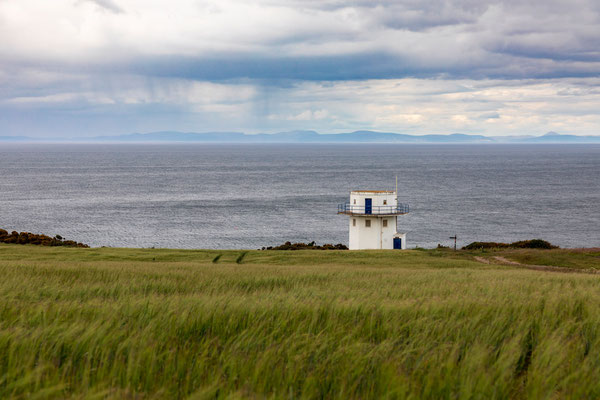 Gordonstoun Tower lighthouse / Moray / Schottland