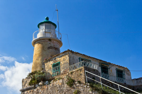 Alter Festungs - Leuchtturm Korfu (Stadt) / Kerkyra / Griechenland