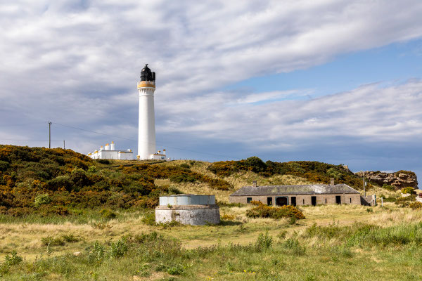 Covesea Skerries Lighthouse / Lossiemouth , Moray / Schottland