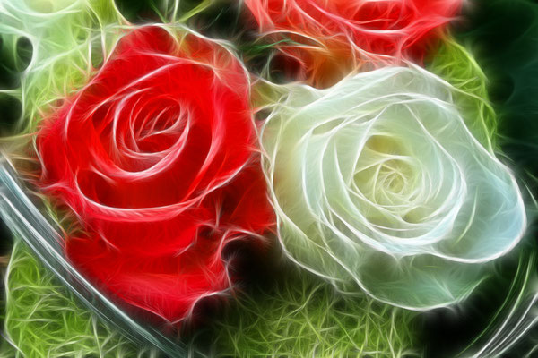 red & white in Fractalius