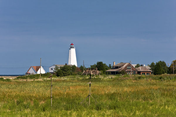 Lynde Point Lighthouse of Old Saybrook, Connecticut  - Ostküste USA