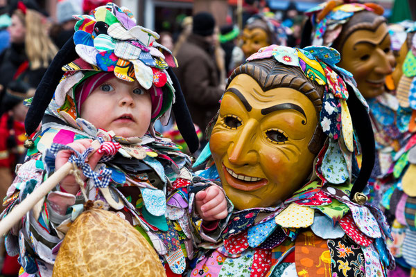 Lustige Lappen Maske