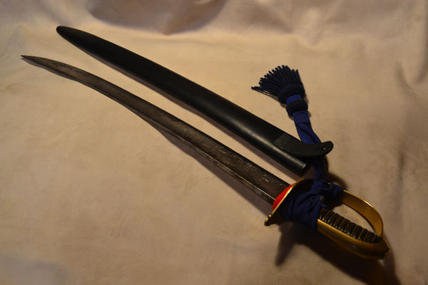 fourreau en cuir pour sabre 1er empire