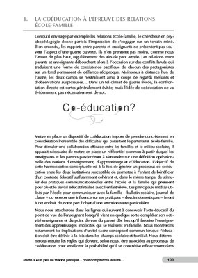 Bruno Humbeeck, Maxime Berger, Willy Lahaye co-éducation