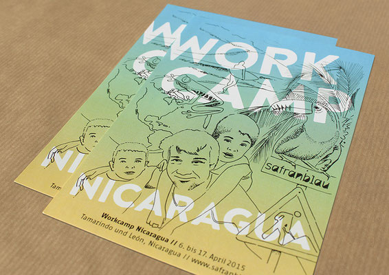 Workcamp Nicaragua, Flyer A6