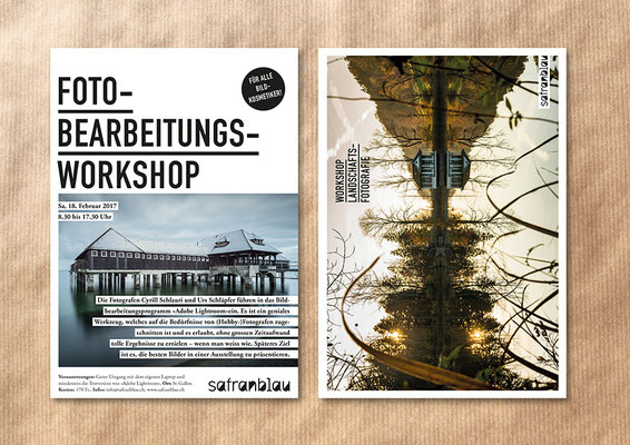 Fotobearbeitungs-Workshop, Flyer A5