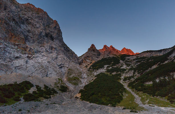 Aufstieg zur Zugspitze, August 2017