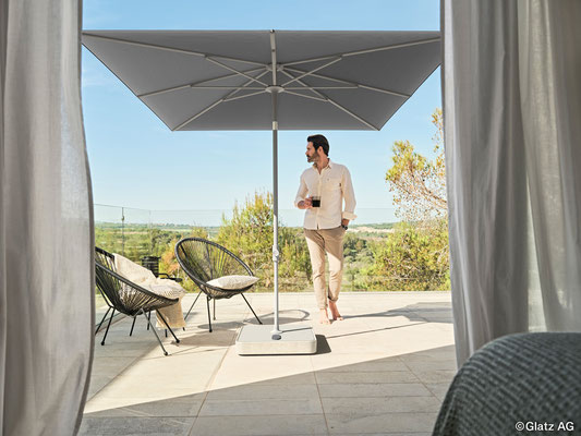 Glatz Sonnenschirme für Private Terrassen oder Balkone bei FINK Sonnenschirme in Großostheim