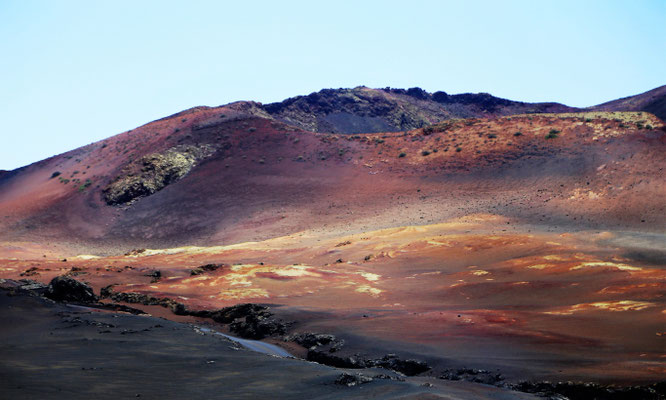 Auf dem Mars skurile Landschaft