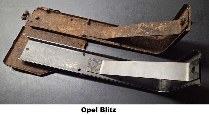 Opel Blitz Kennzeichenhalterung