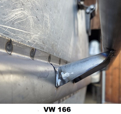 VW 166 Abstützung Mittelrohre