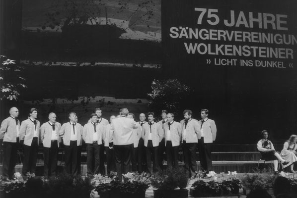 25. Oktober 1986: Festkonzert zum 75-jährigen Bestandes im Saal Tirol des Congress Innsbruck