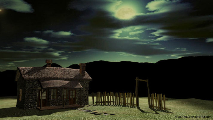 3DSMax render  - Night Landscape
