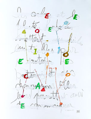 "Les phytoncides #2" - Aquarelle 2021- FESTOR Astrid © 2022