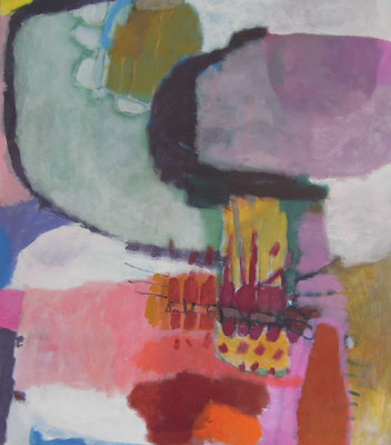 Gefüge 96, Acryl auf Leinwand, 2024, 80 x 70 cm