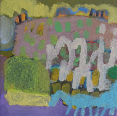 9, Acryl auf Leinwand, 2024/25, 20 x 20 cm