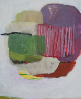 Gefüge 56, 2020, Acryl auf Leinwand, 55 x 45 cm