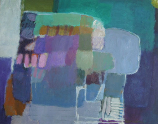 Gefüge 101, Acryl auf Leinwand, 2024, 70 x 90 cm