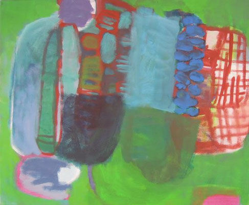 Gefüge 64, 2020, Acryl auf Leinwand, 45 x 55 cm