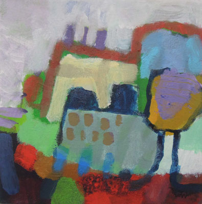 6,  Acryl auf Leinwand, 2024/25, 20 x 20 cm