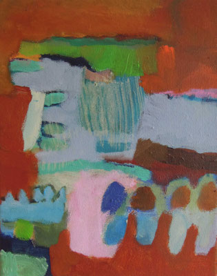 13, Acryl auf Leinwand, 2024/25, 25 x 20 cm