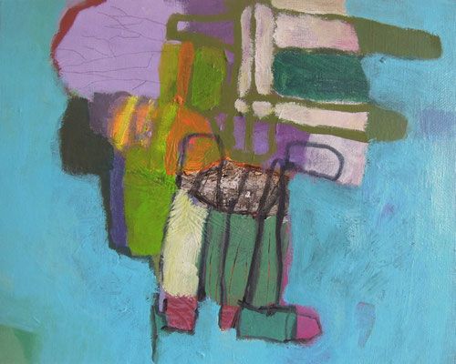 19, Acryl auf Leinwand, 2024/25, 24 x 30cm