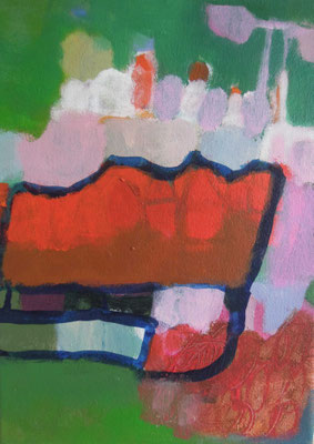 3, Acryl auf Leinwand, 2024/25, 28x 20 cm