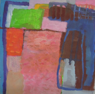 Gefüge 106, Acryl auf Leinwand, 40 x 40 cm