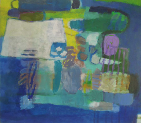 Gefüge 103, Acryl auf Leinwand, 70 x 80 cm