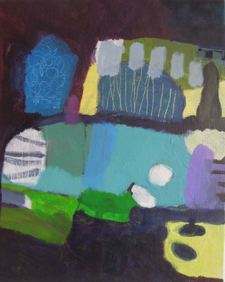 22, Acryl auf Leinwand, 2024/25, 30 x 24 cm