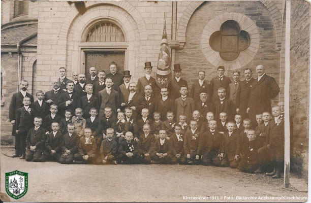 Kirchenchor 1911 // Foto: Bildarchiv Adelskamp/Kirschbaum