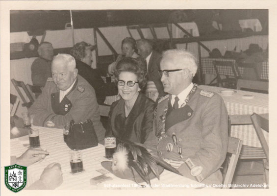 Schützenfest 1966. Jahr der Stadtwerdung Erkraths. Quelle: Bildarchiv Adelskamp
