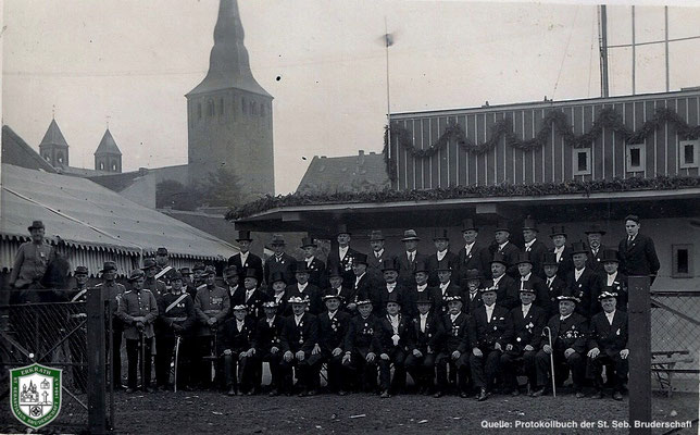 Bild des Regiments von 1934. Quelle: Protokollbuch der SSB